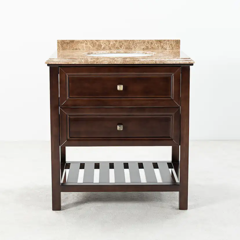 Tvättställsskåp Vesani Utah Beige Marmor
