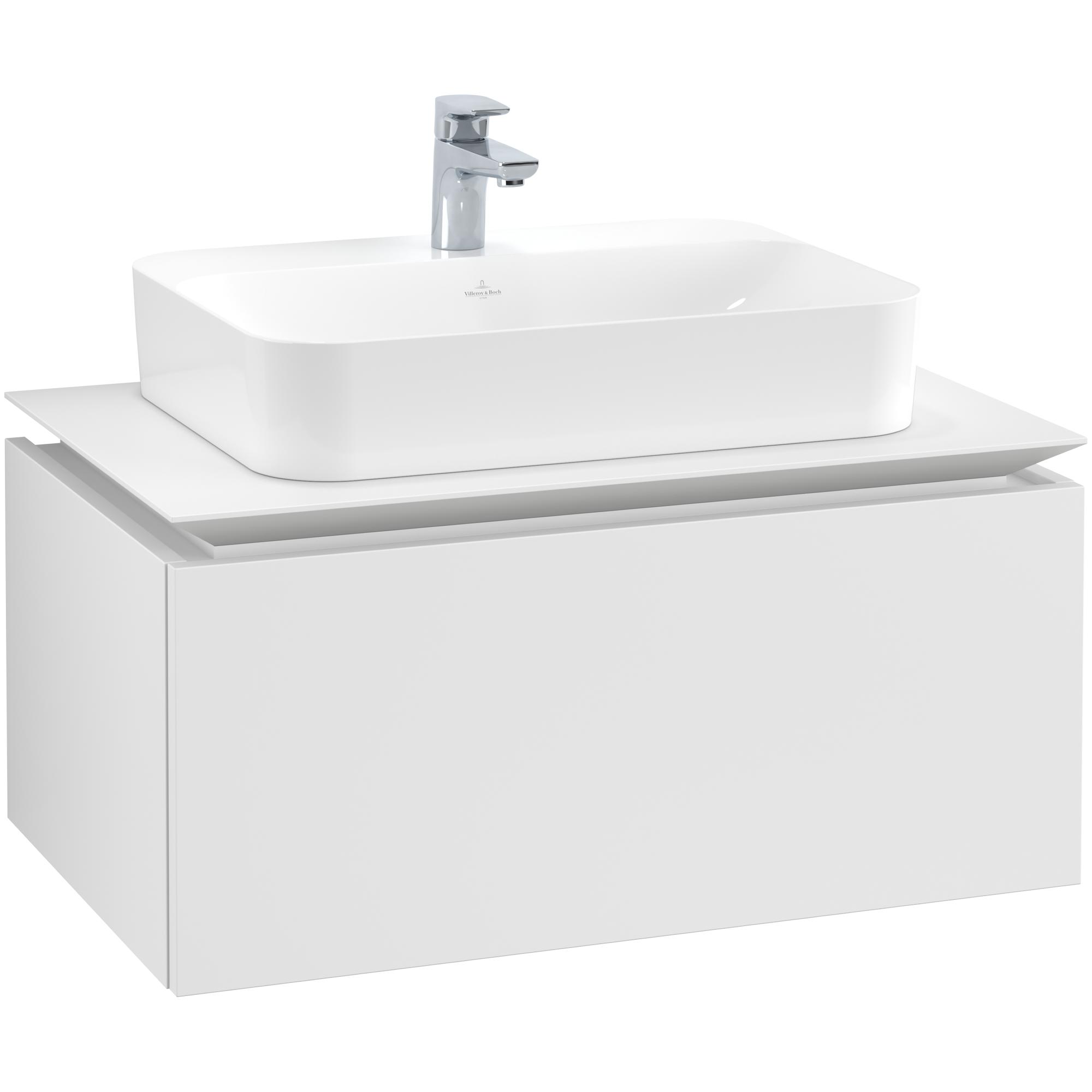 Tvättställsskåp Villeroy & Boch Legato Kompakt med 1 Låda för Ytmonterat Tvättställ från Finion & Memento