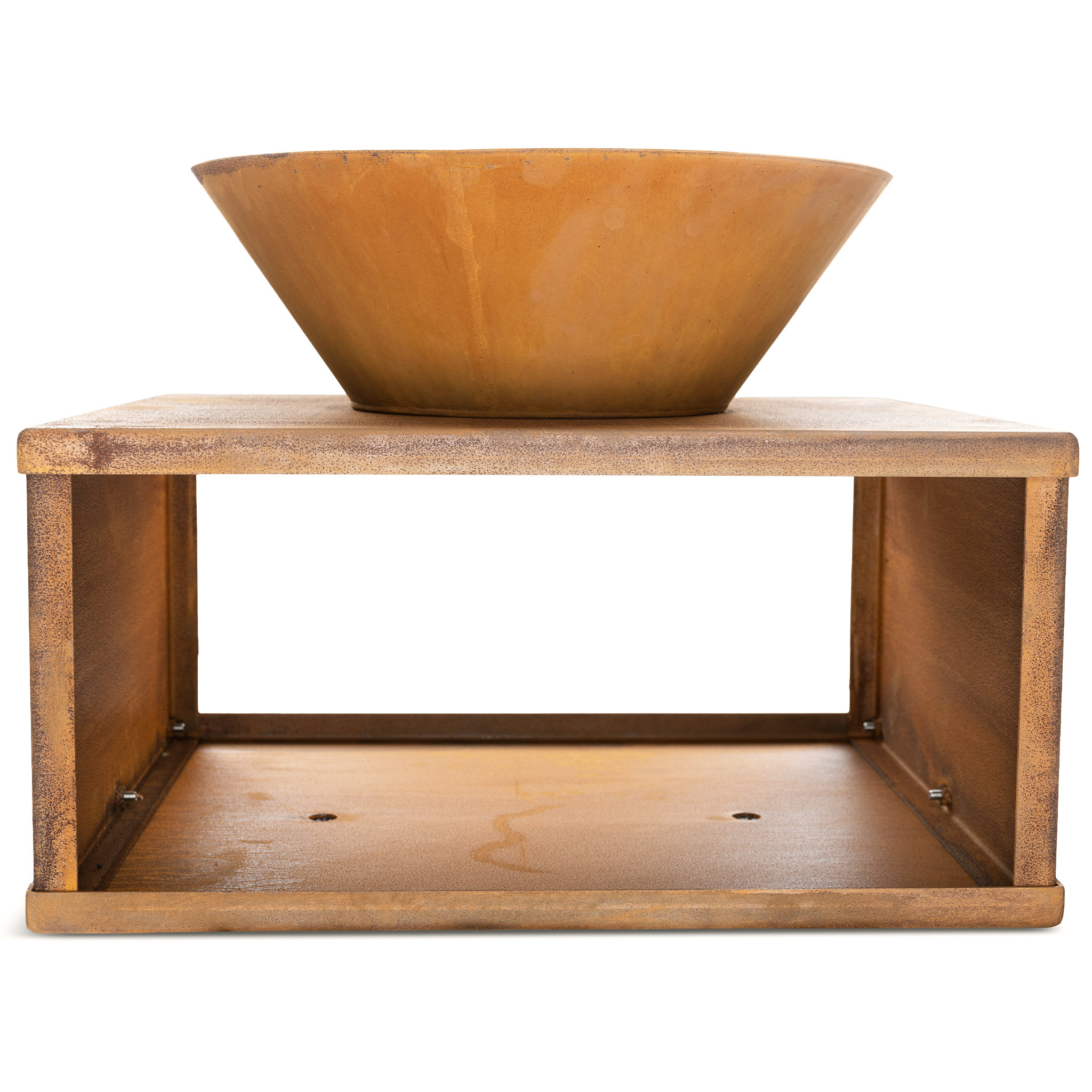 Eldstad Lyfco Cortenstål Skål med Bord