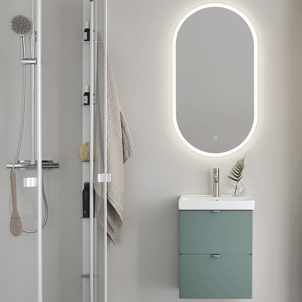 KOMMOD NEAT LÅDOR GRÖN 420 MED TVÄTTSTÄLL B: 420 mm, Grön