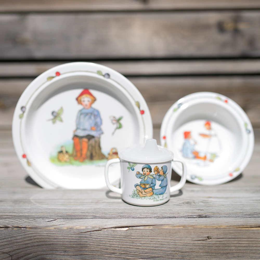 Barnservis Rätt Start Elsa Beskow i 3 Delar Putte