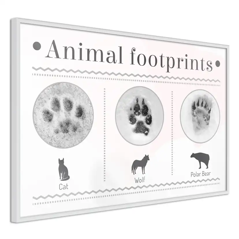 Poster Artgeist Affisch Footprints