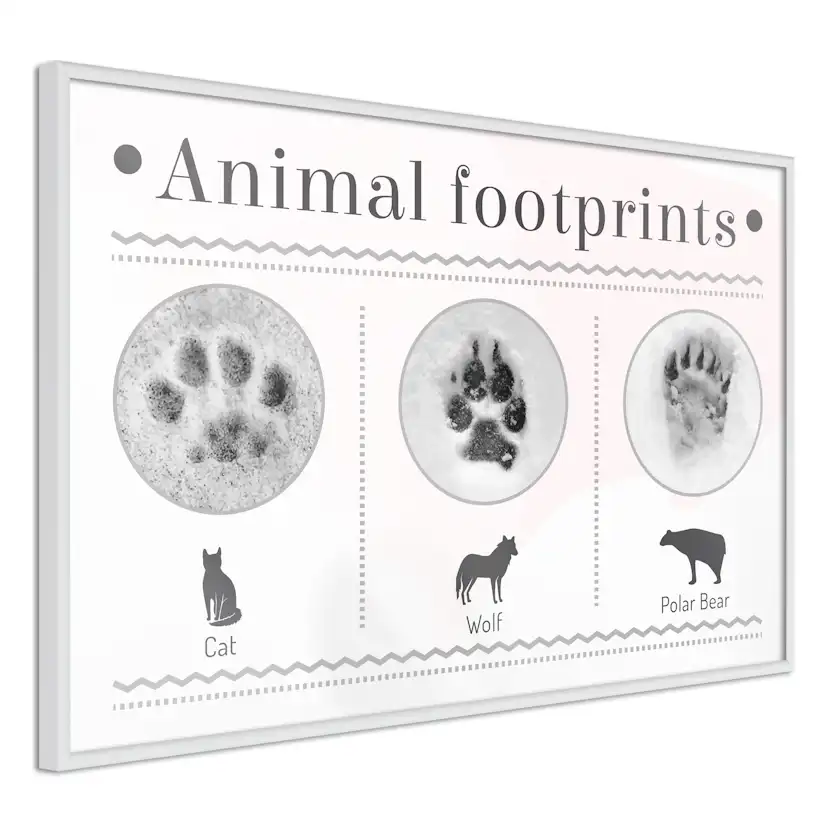 Poster Artgeist Affisch Footprints