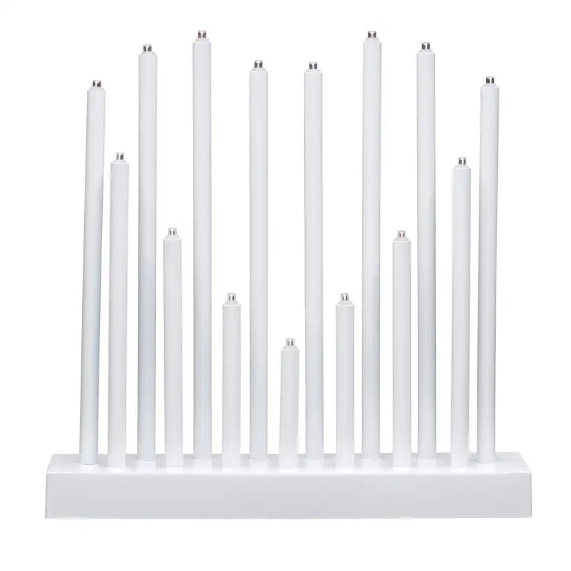 Adventsljusstake Markslöjd Romans Batteridriven LED Vit