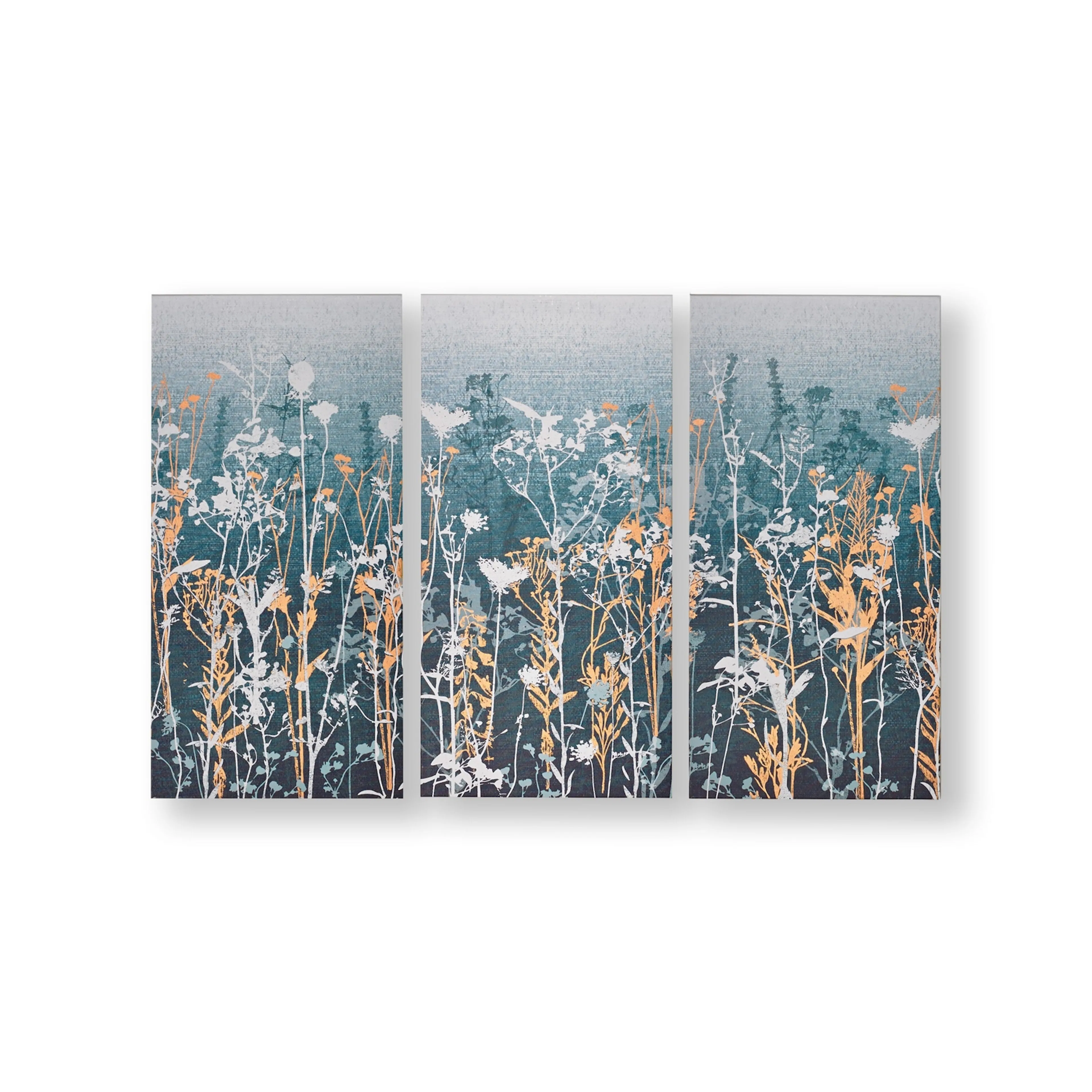 Tavla Art for the Home 3 Delar Blommor