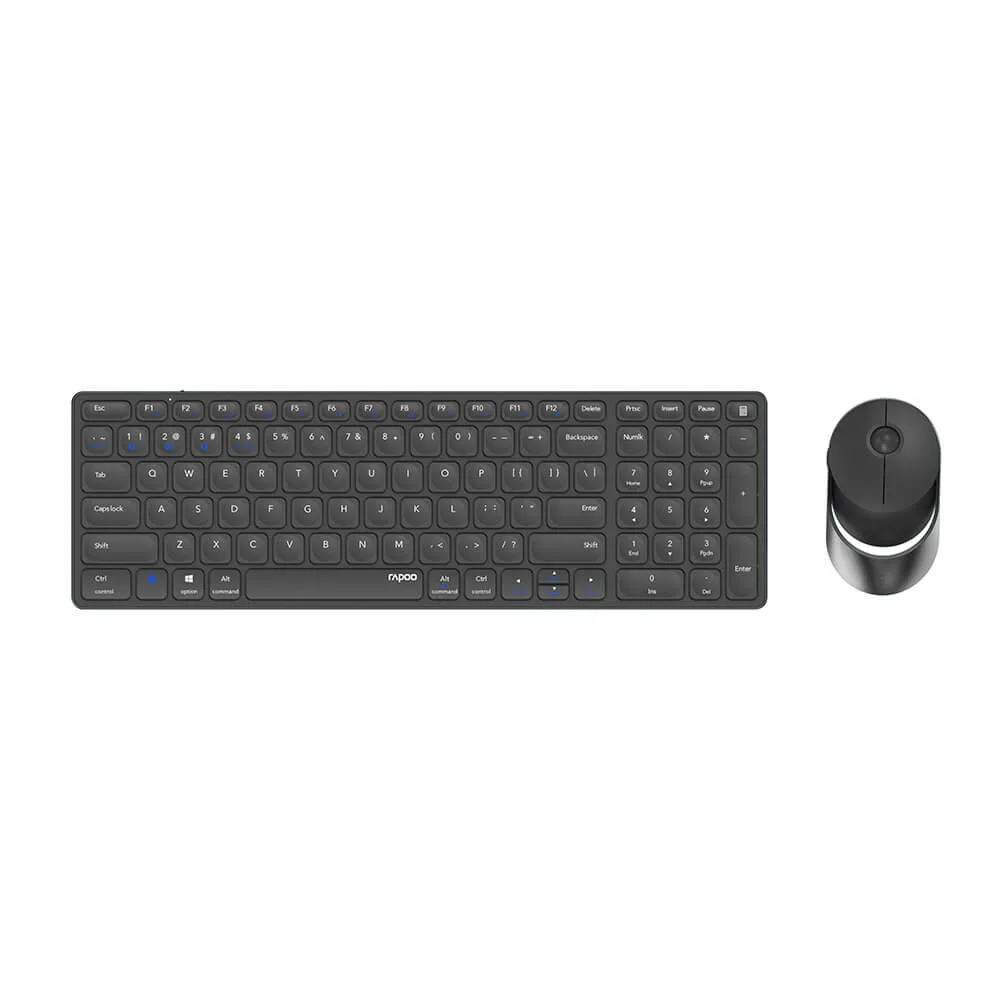 Tangentbord/Mus Set RAPOO 9750M Multi-Mode Trådlös