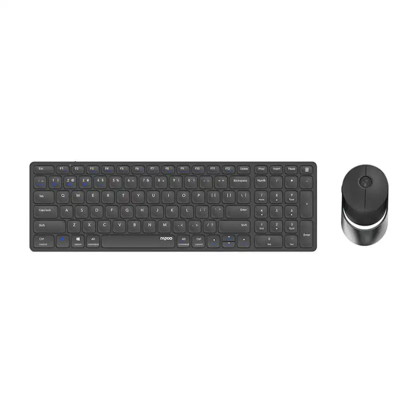 Tangentbord/Mus Set RAPOO 9750M Multi-Mode Trådlös