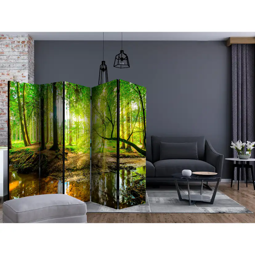 Rumsavdelare Skärmvägg Arkiio Forest Stream II 225x172 cm