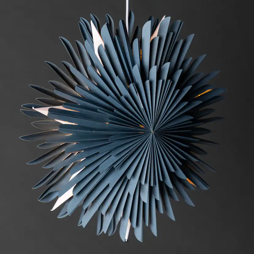 Sälen 46cm Pendant Lamp - Grey/Blue / Grey/Blue Grå/Blå, 46 cm
