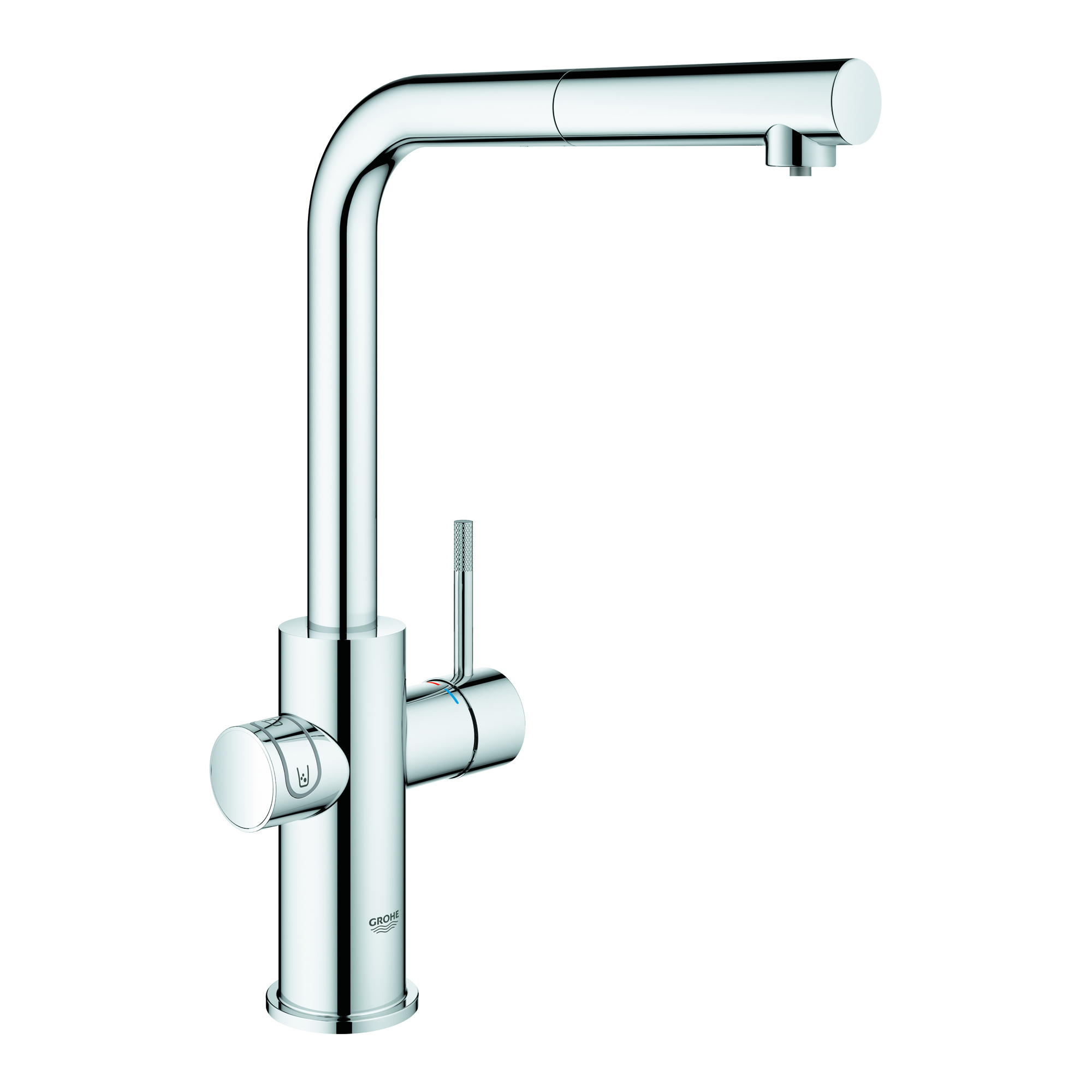 Köksblandare Grohe Blue Home med utdragbar L-pip Starter Kit Bluetooth