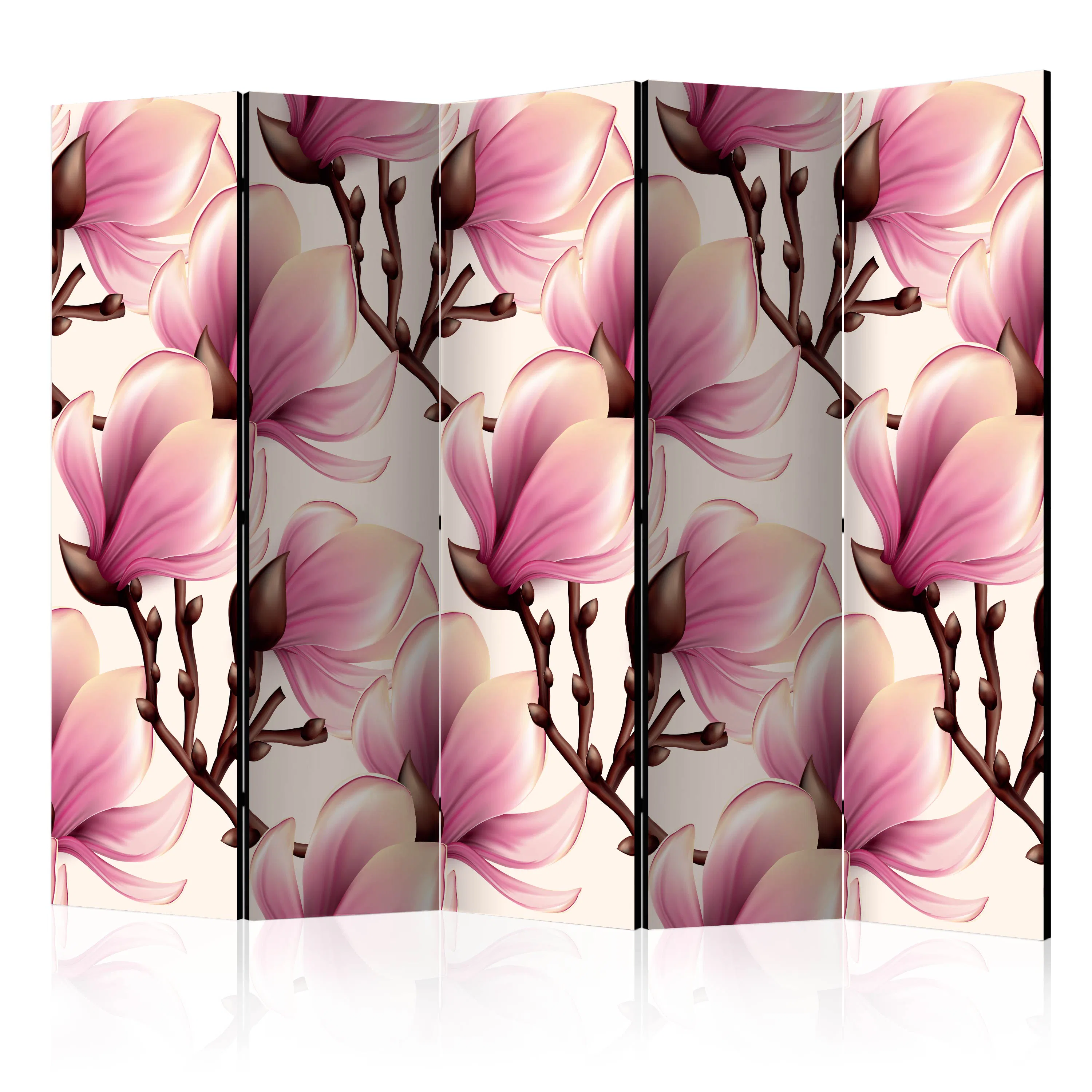 Rumsavdelare Skärmvägg Arkiio Blooming Magnolias II 225x172 cm
