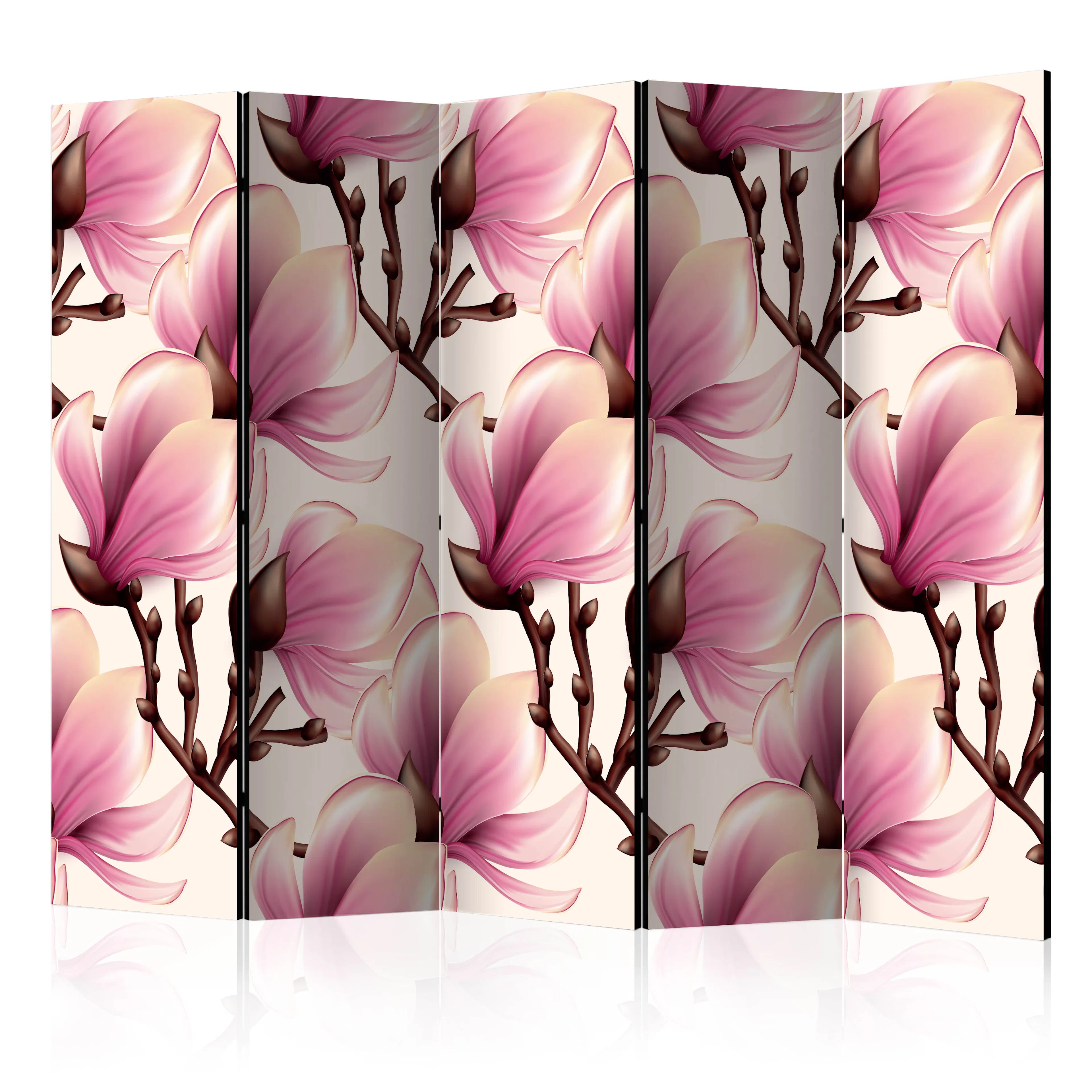 Rumsavdelare Skärmvägg Arkiio Blooming Magnolias II 225x172 cm