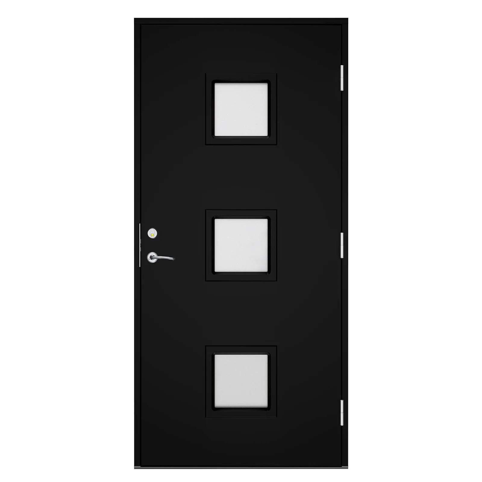 YD Clever-Line+ Dovre 9x20-S-9000-N, H NCS-9000-N Svart 9x20, Höger