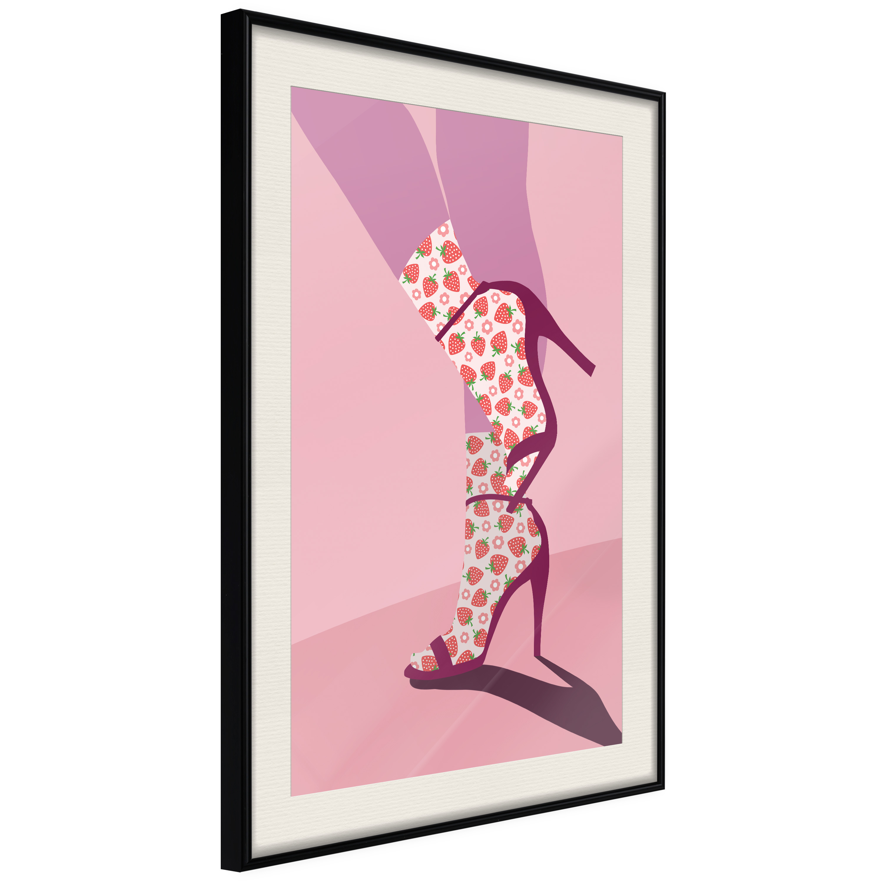 Poster Artgeist Affisch Strawberry Socks