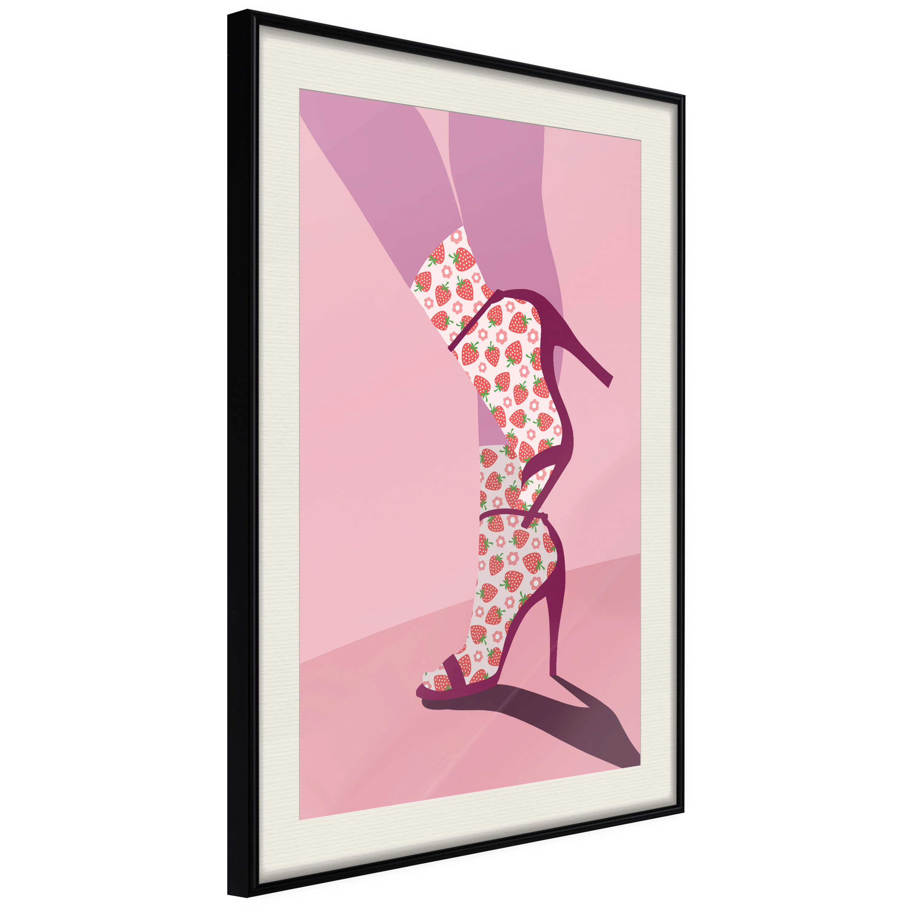 Poster Artgeist Affisch Strawberry Socks