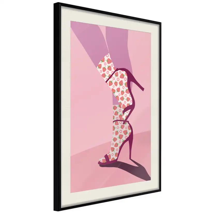 Poster Artgeist Affisch Strawberry Socks