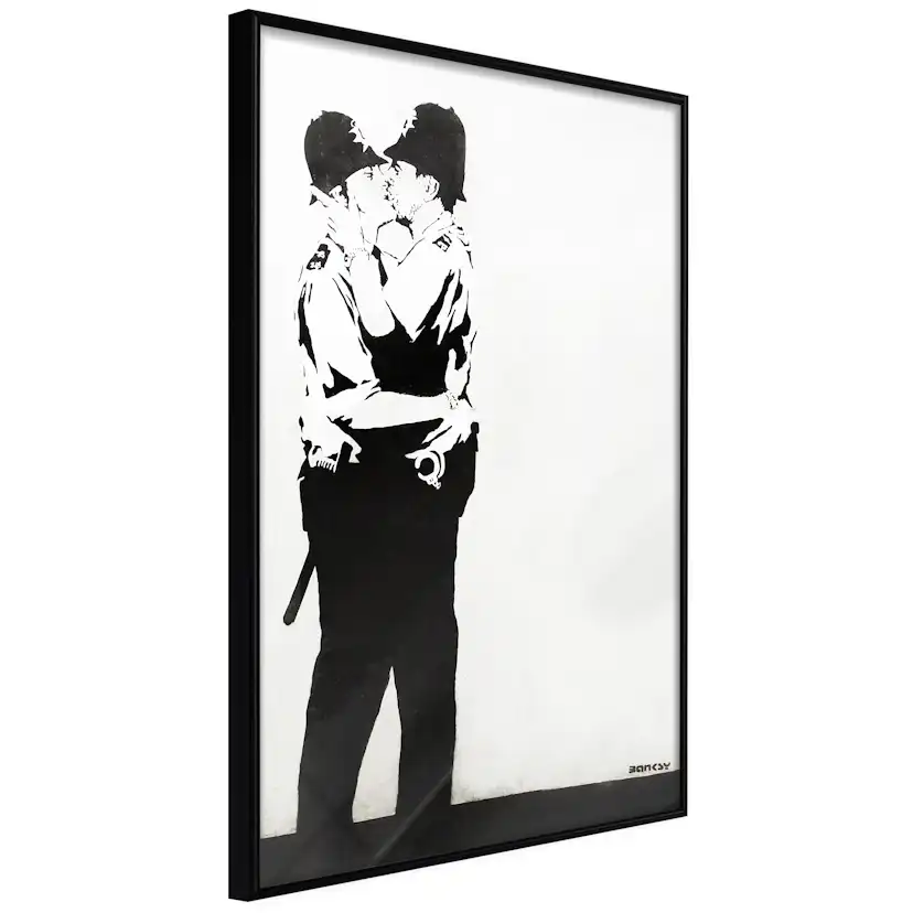Poster Artgeist Affisch Policemen Kissing