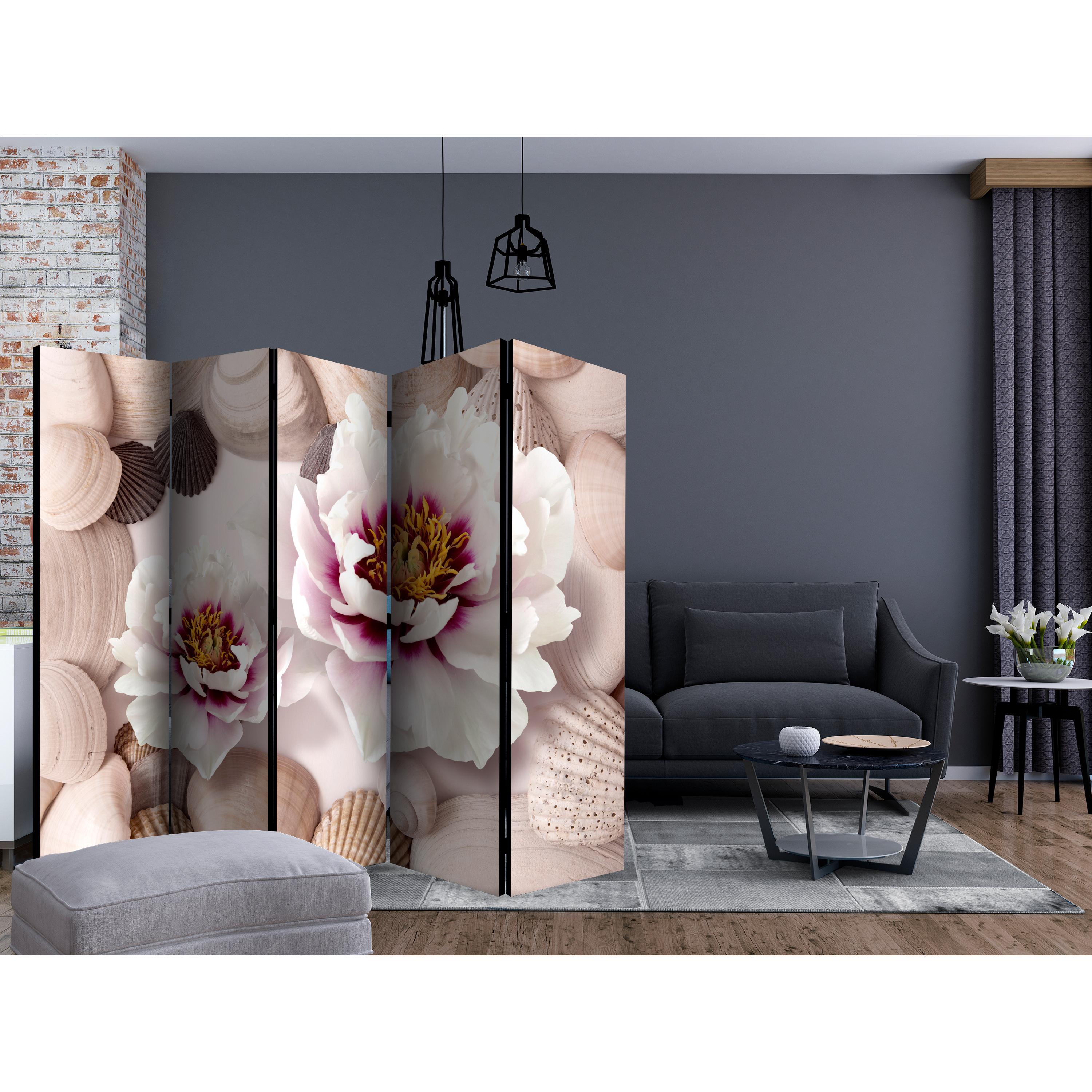 Rumsavdelare Skärmvägg Arkiio Flowers and Shells II 225x172 cm
