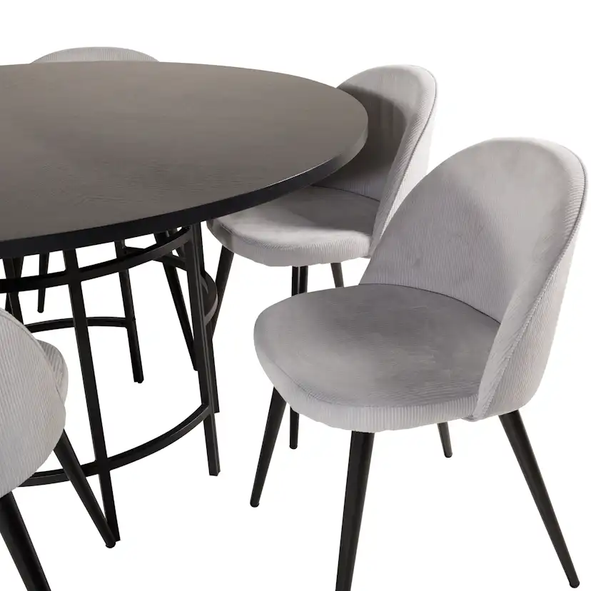 Matgrupp furniture/fashion Copenhagen med 6 Valentina Stolar