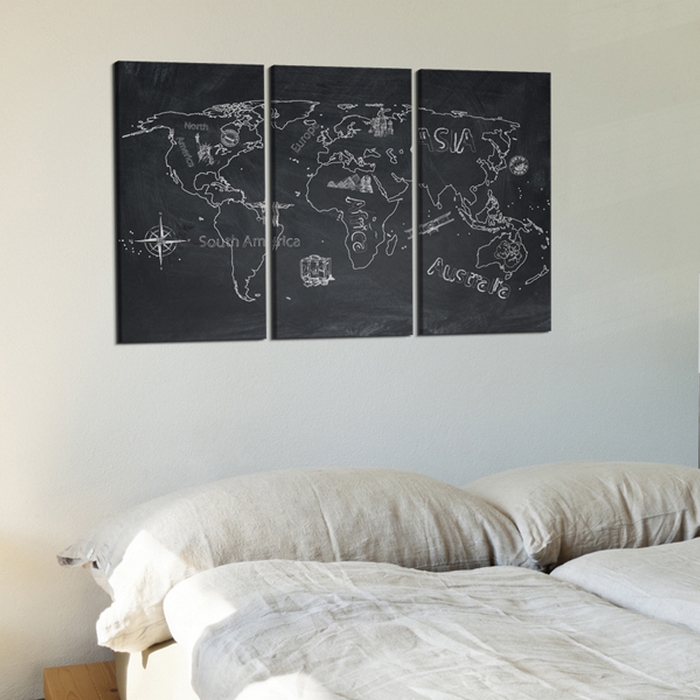 Tavla Arkiio Resor Breddar Sinnet Triptyken