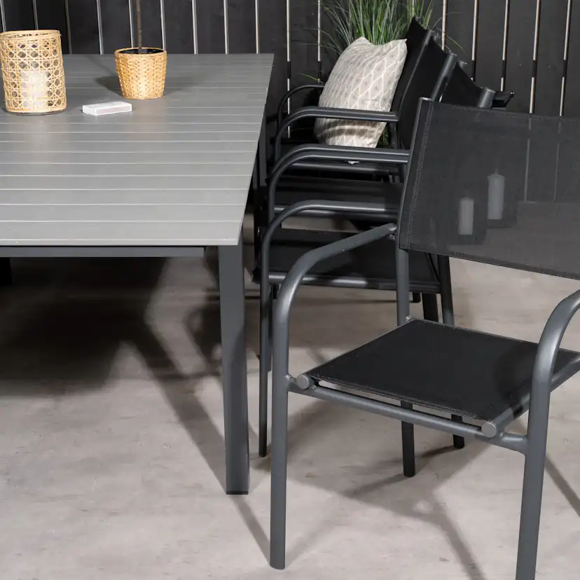 Matgrupp Venture Home Lova 160/240 med 8 Siri Matstolar