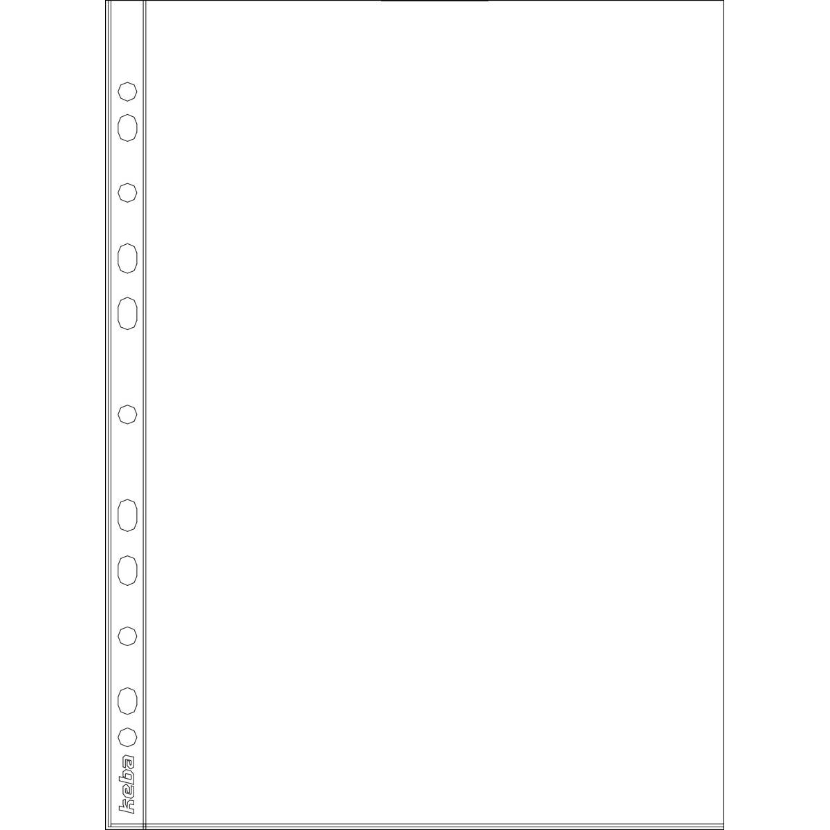 Plastficka KEBA PP A4 0,04 mm 100-pack