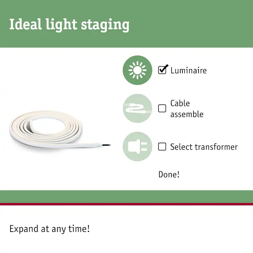 LED-strip Paulmann Smooth Plug & Shine IP67 24V