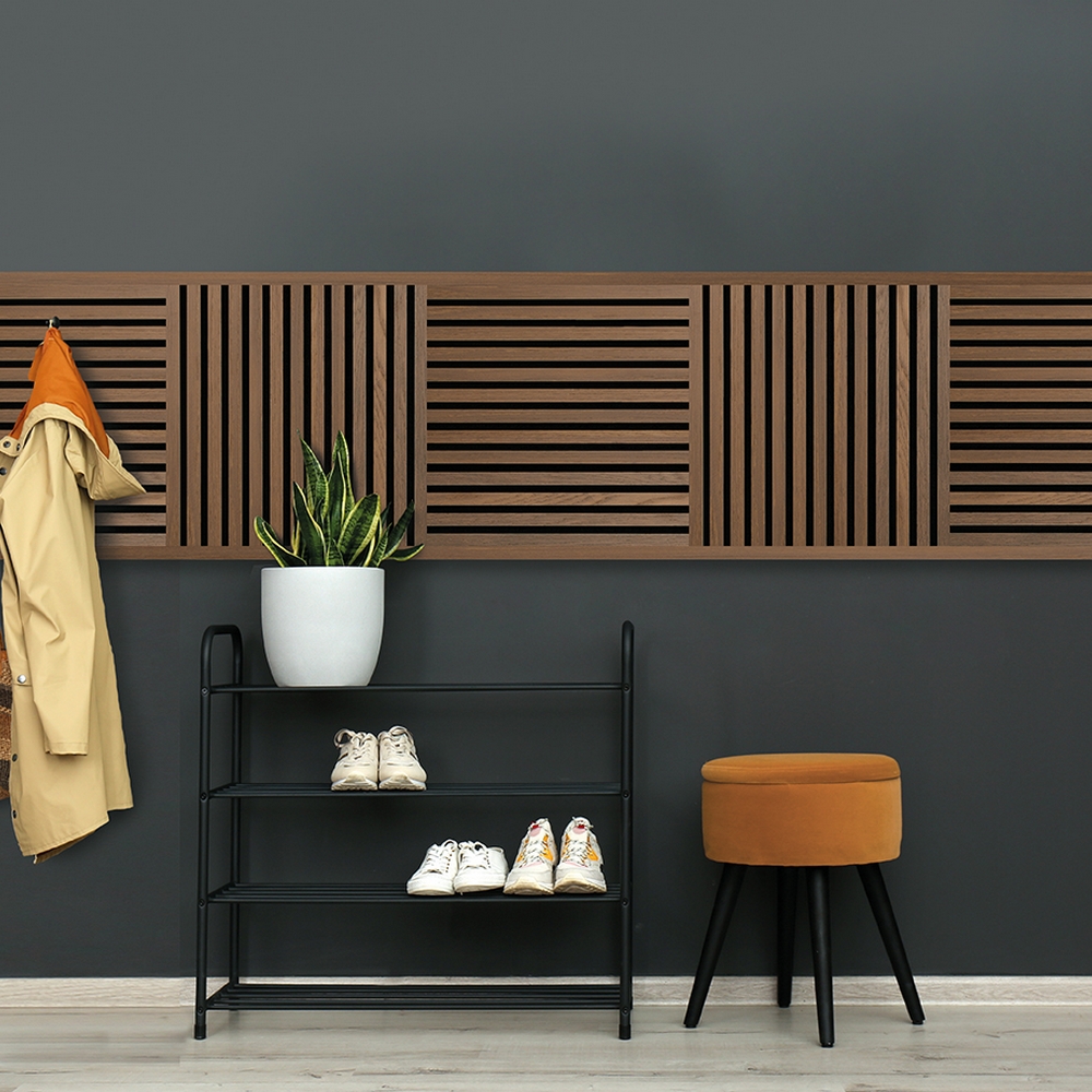 Akustikpanel SQUARE - Oiled oak 2st Oljad ek