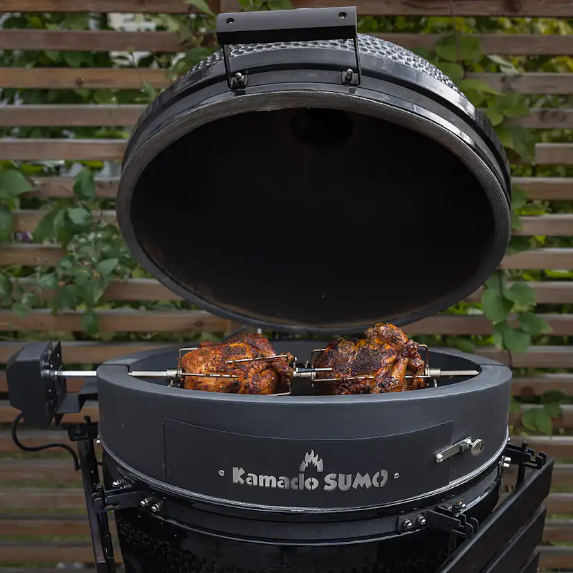 Grilltillbehör Kamado Sumo Grillmästarens Rotisserie & Pizzaugn Midi
