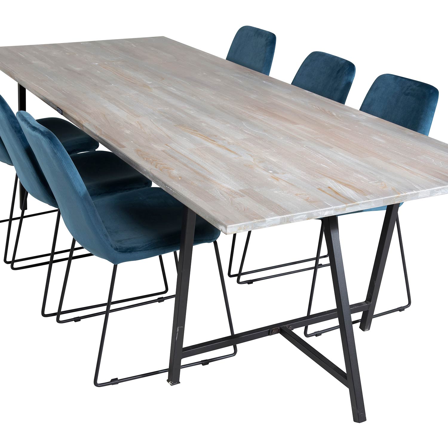 Matgrupp Venture Home Jenni med 6 Muscot Stolar