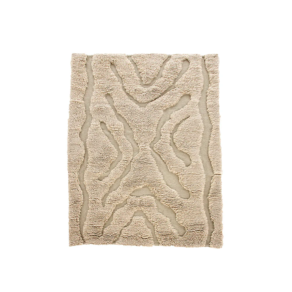 Trondheim x Josefin Lustig - Carpet - Beige/White - Wool - 1 170x240 cm