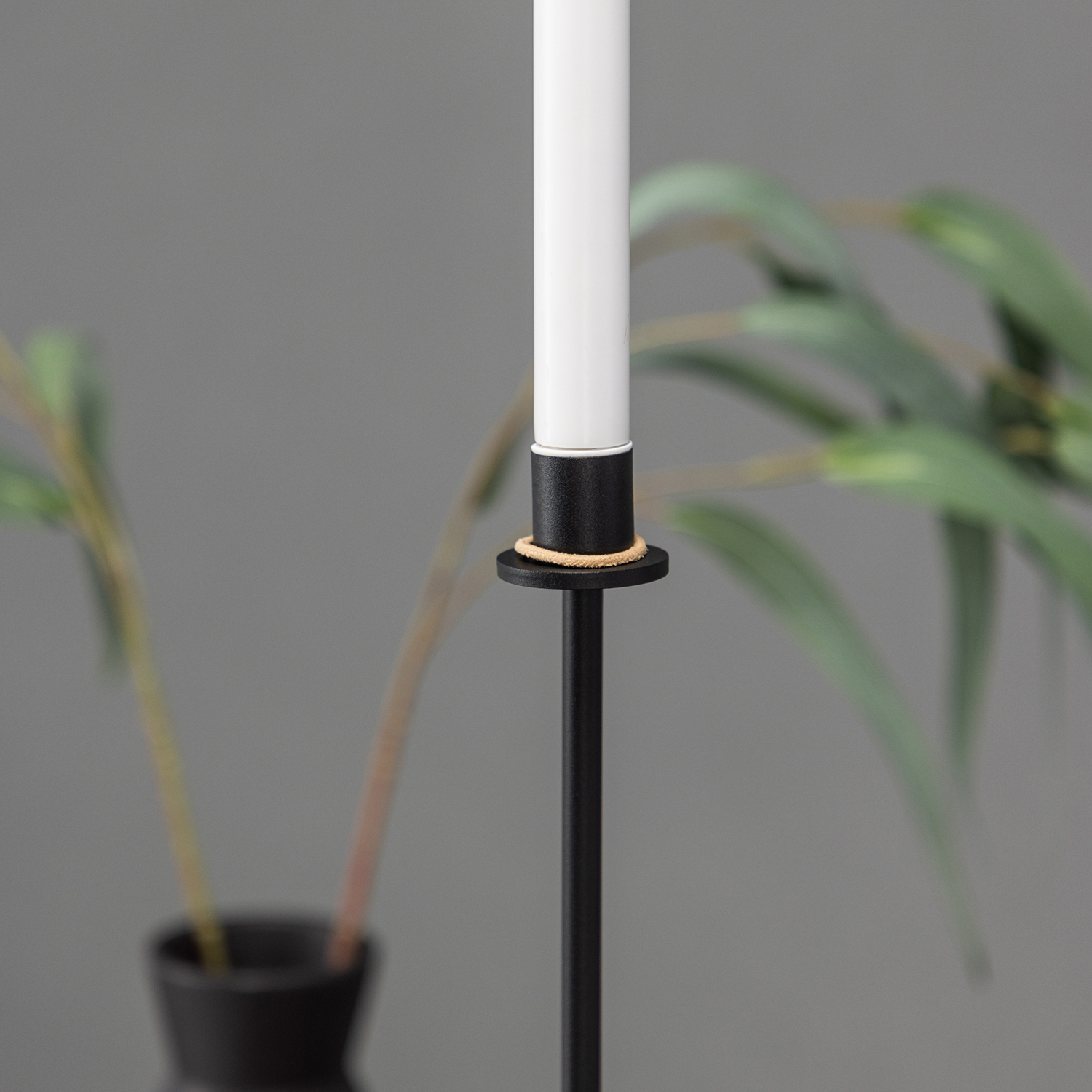 Högehall H60cm Candlestick  - Black  / 60 cm