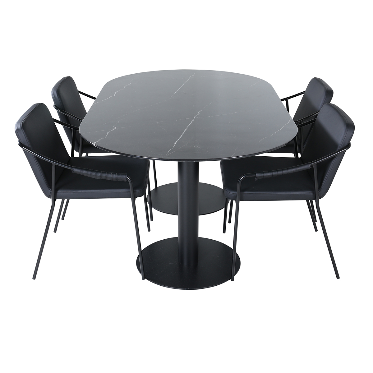 Matgrupp Venture Home Oslo matbord och Tjärö matstol