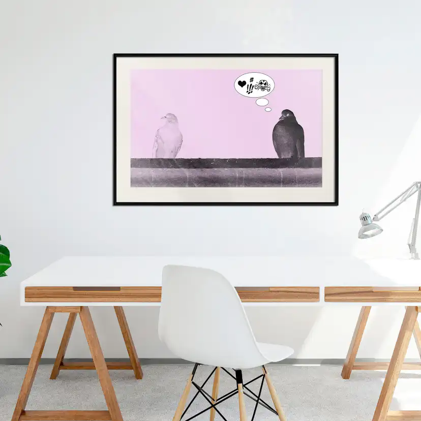 Poster Artgeist Affisch Courtship