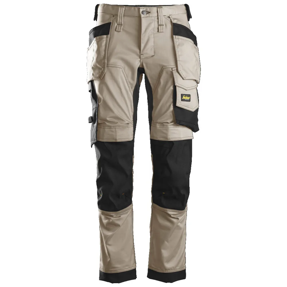 Arbetsbyxa Stretch AW HF Storlek: 48, Färg: Khaki\Black