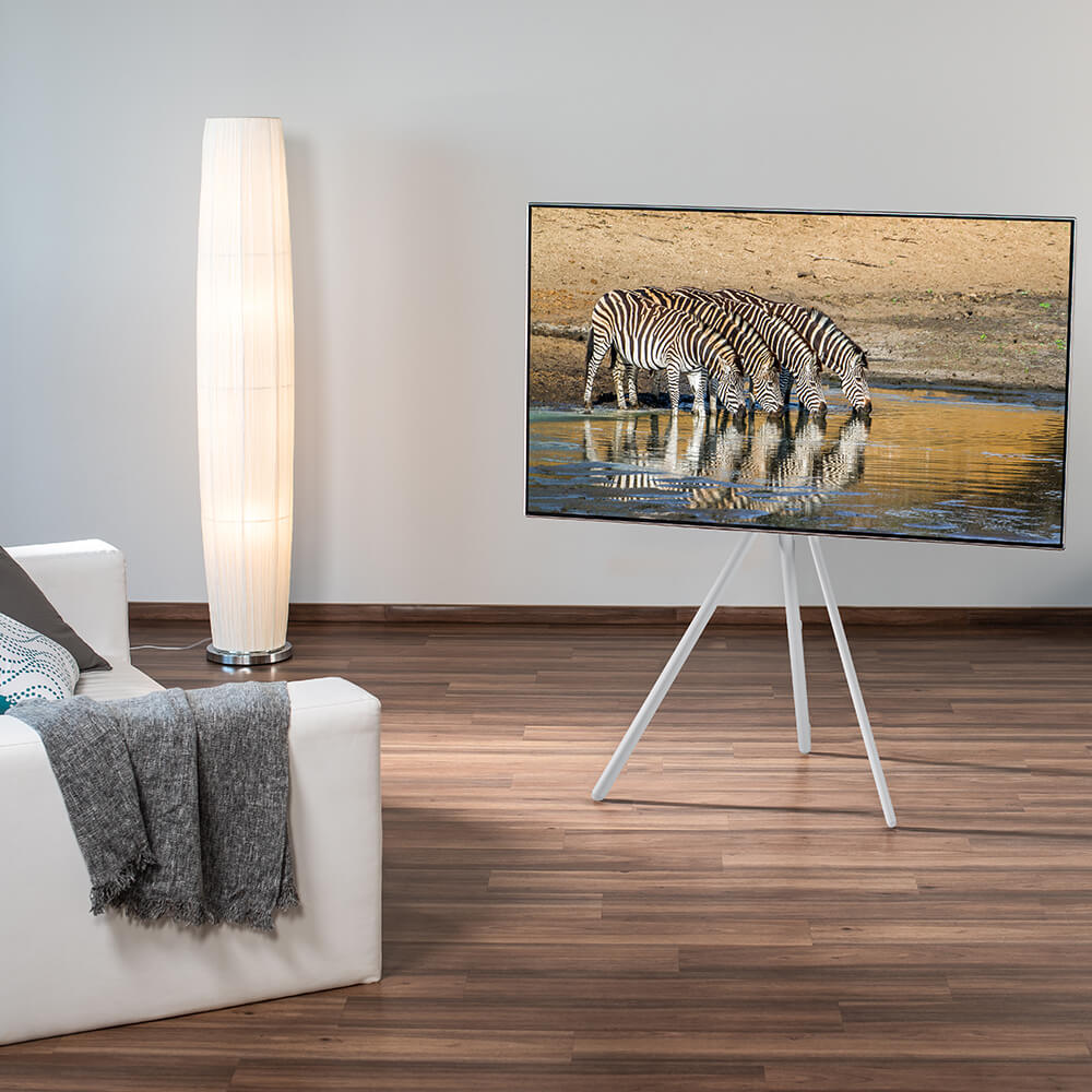 TV-Golvstativ Hama Upp Till 75 tum Vit