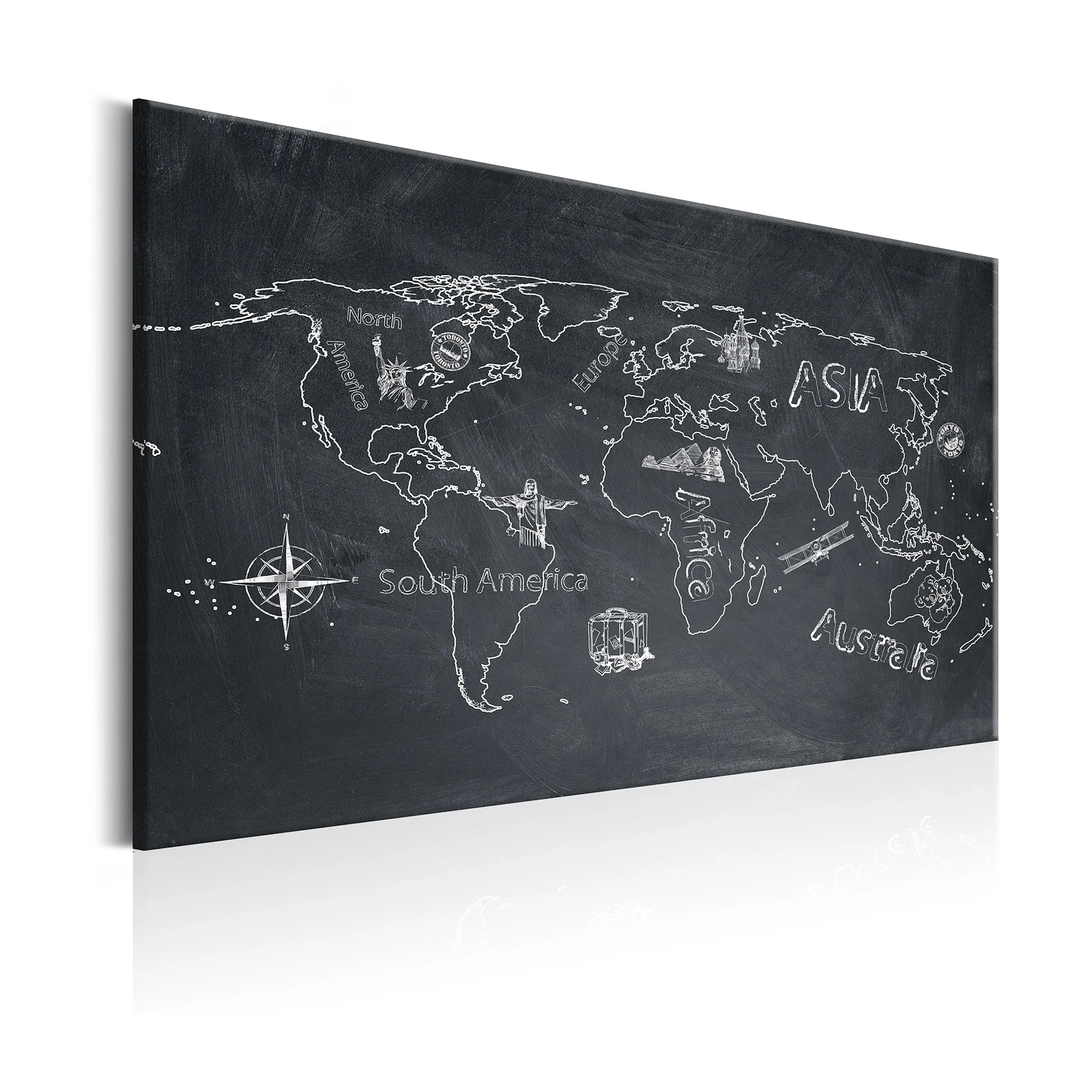 Tavla Arkiio World Map Travel Broadens The Mind