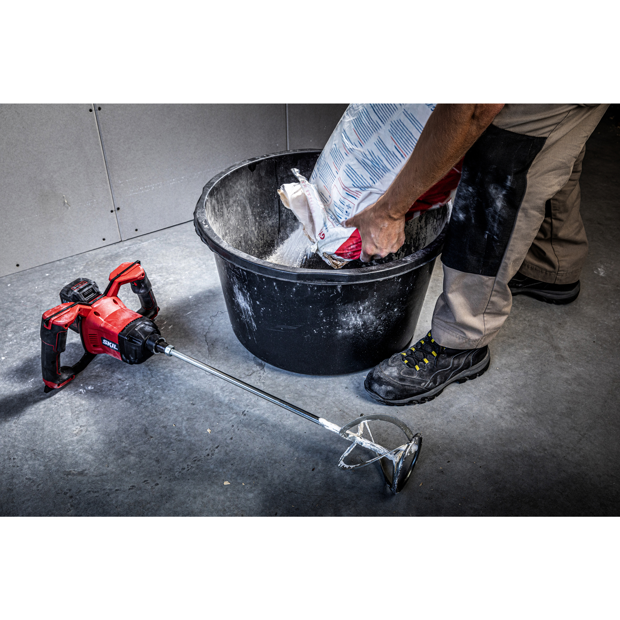 Blandare SKIL 3171 CA – Batteridriven med Kolborstfri Motor