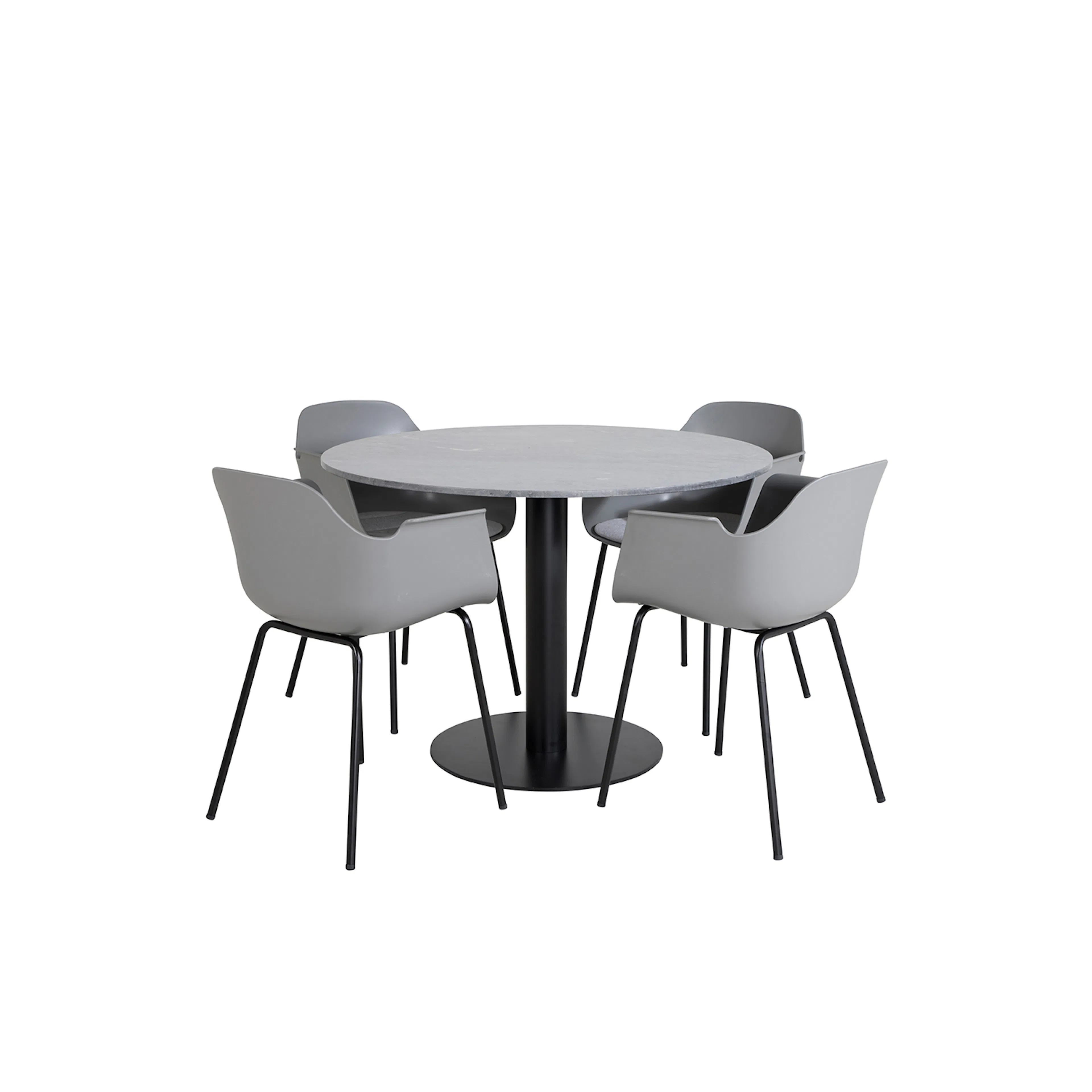 Matgrupp Venture Home Estelle med 4 Colombine Stolar