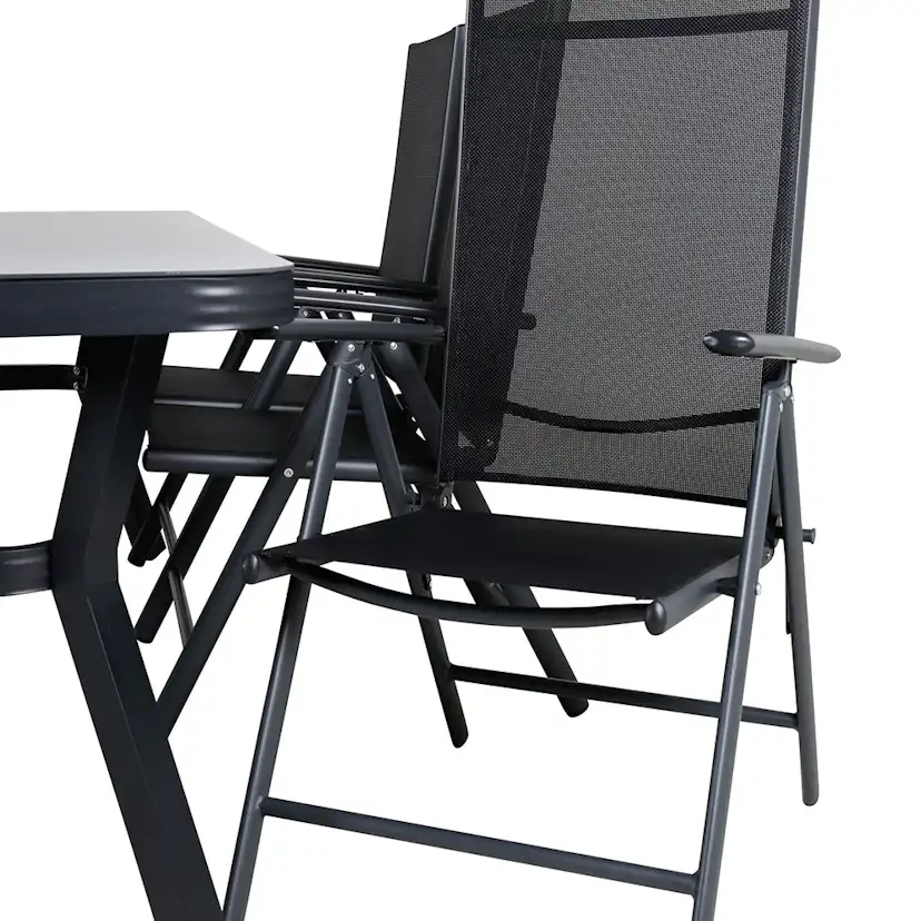Matgrupp Venture Home Vyn med 6 Bend Matstolar