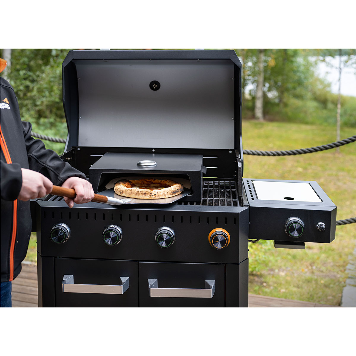 Pizzaugn Mustang för Gasolgrillar