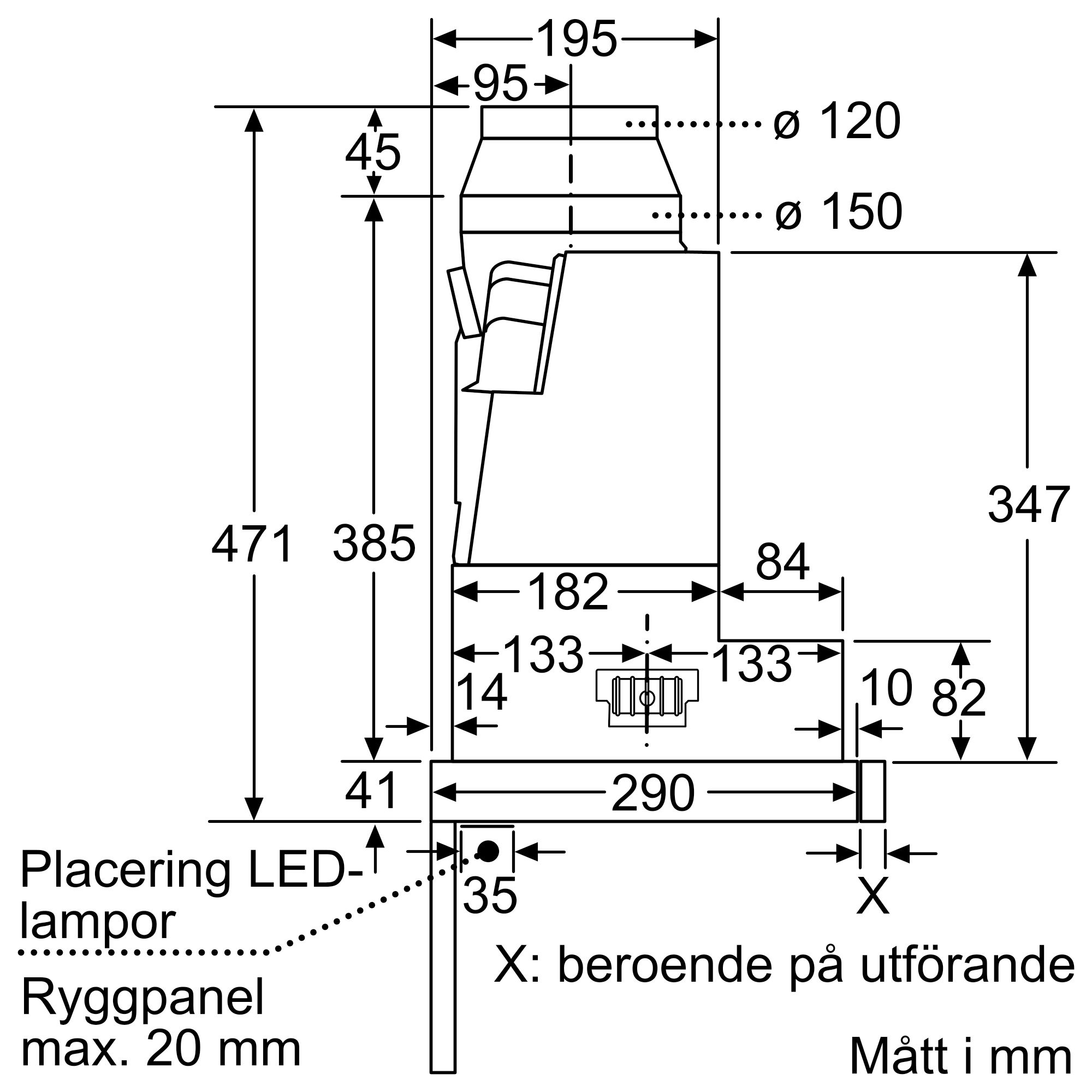 Köksfläkt Bosch DFS067A51