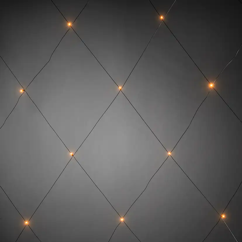 Nät 120 LED 2,5x1,5m amber 120L, Amber