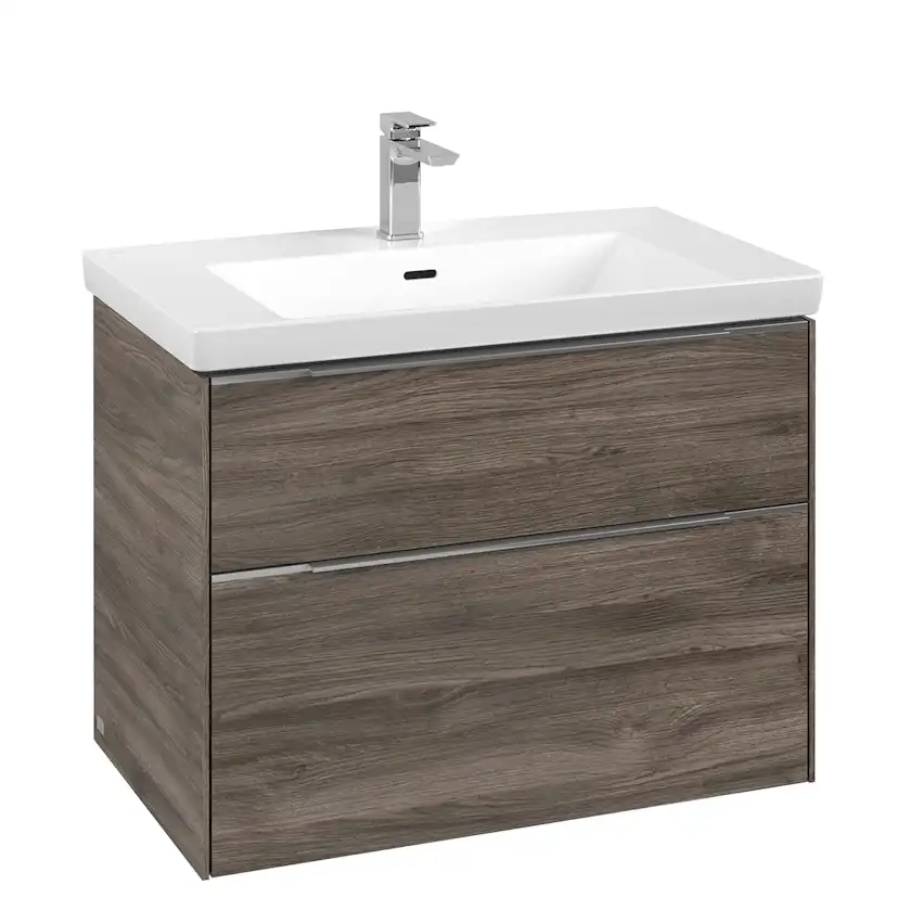 Tvättställsskåp Villeroy & Boch Subway 3.0 med 2 Lådor