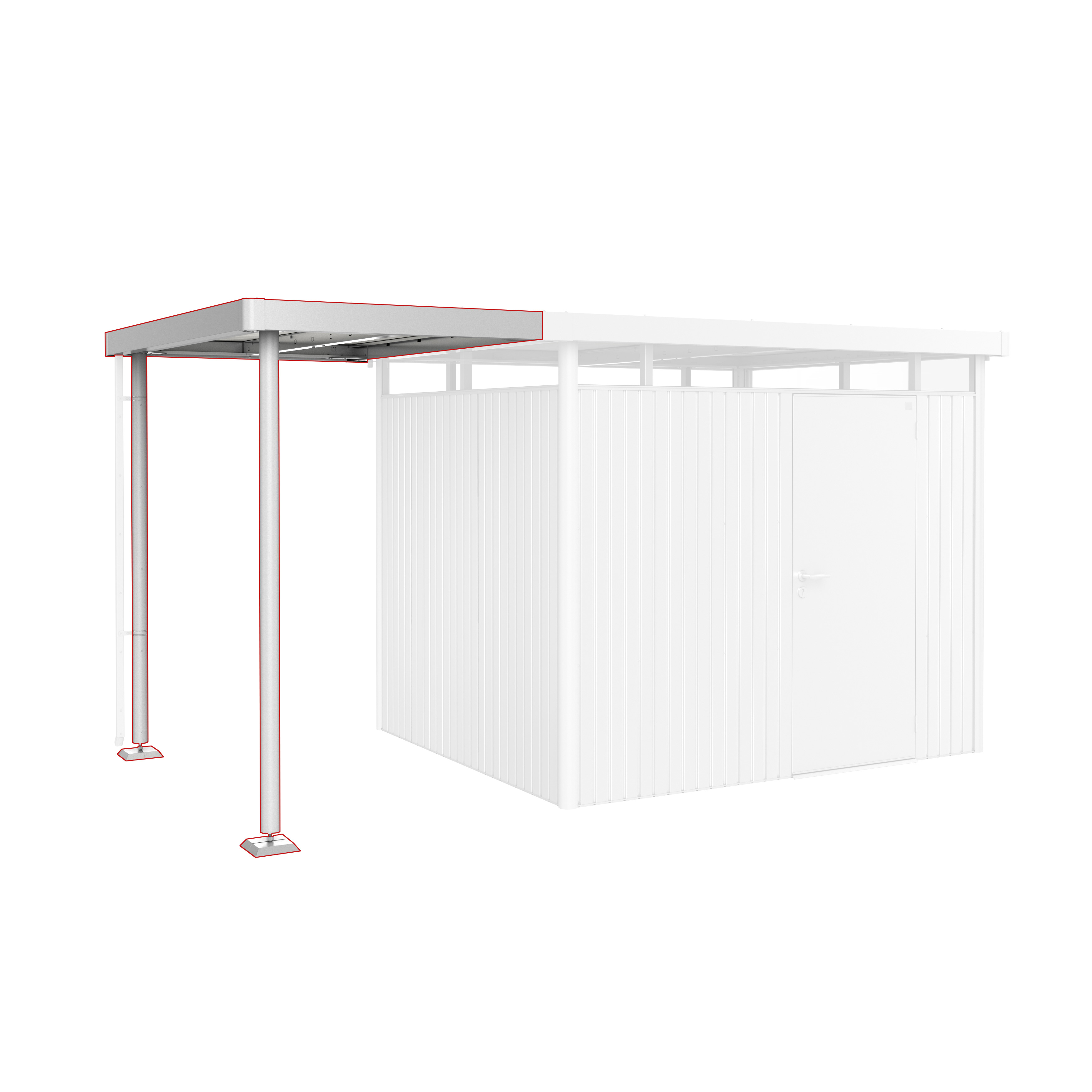 Sidotak HighLine H3 Storlek S metallic silver Silver