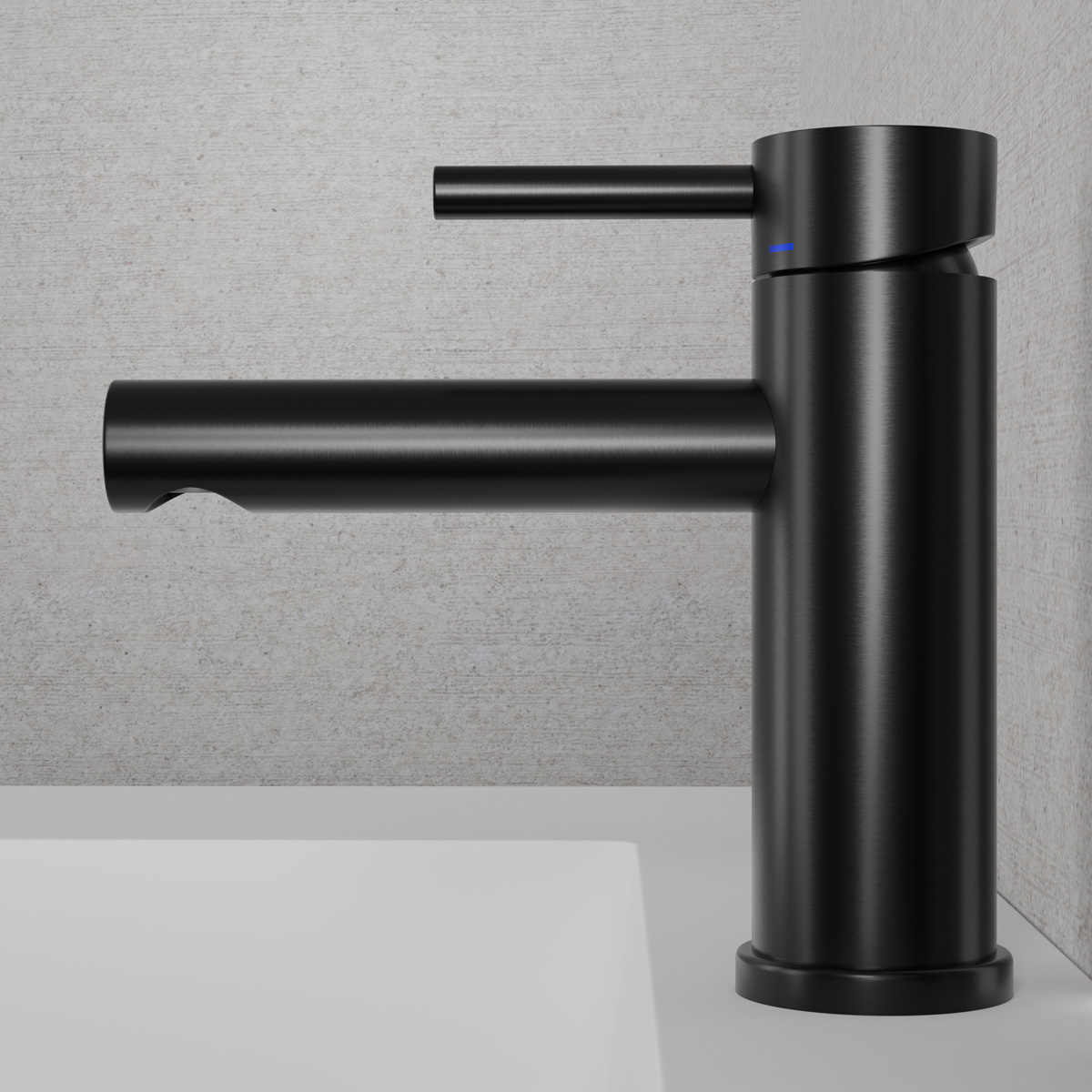 Tvättställsblandare Scandtap Steel Clear Shadow