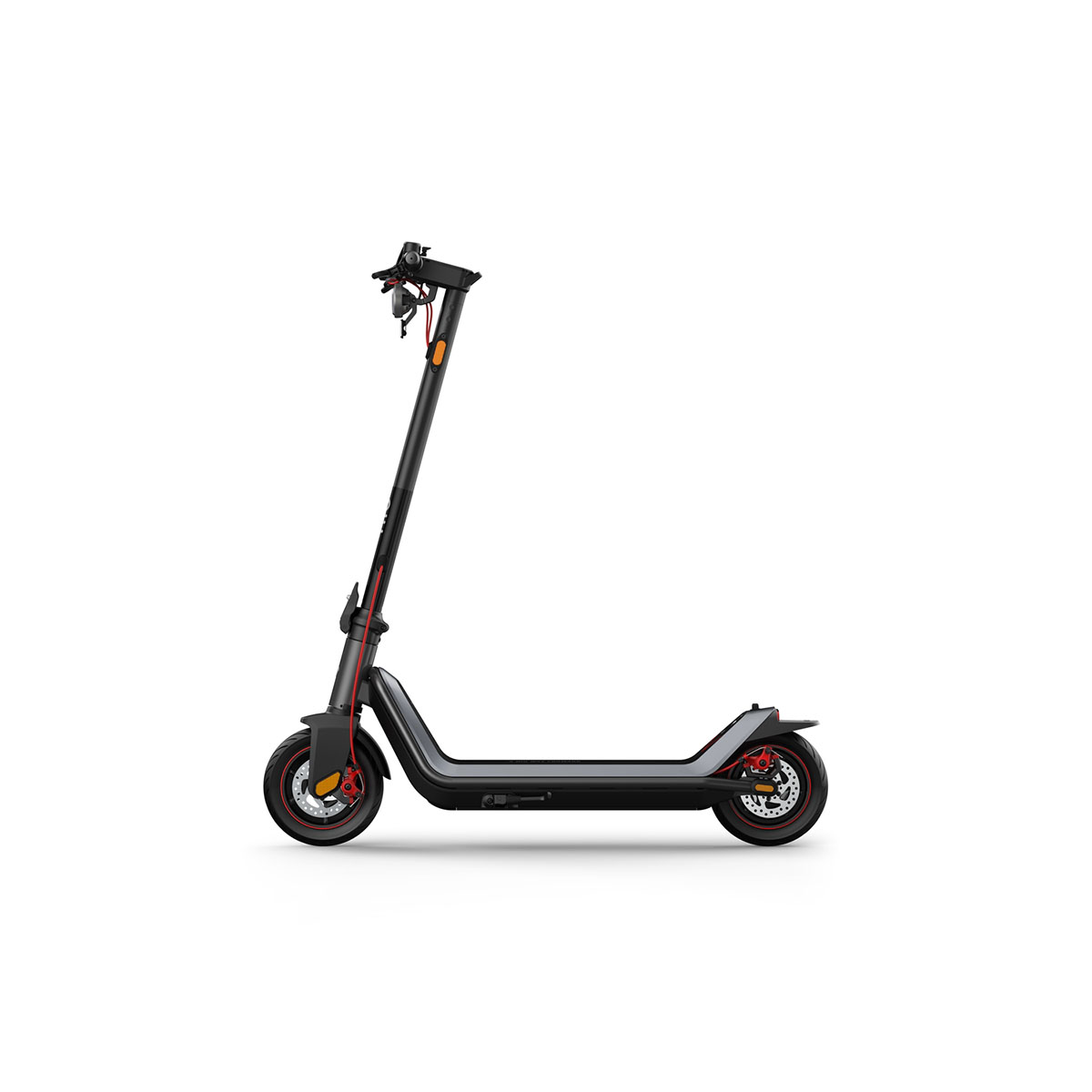 Elscooter NIU KQi3 MAX EU-BG Elsparkcykel i Svart med Trippel-Bromssystem 25 km/h