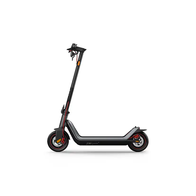 Elscooter NIU KQi3 MAX EU-BG Elsparkcykel i Svart med Trippel-Bromssystem 25 km/h