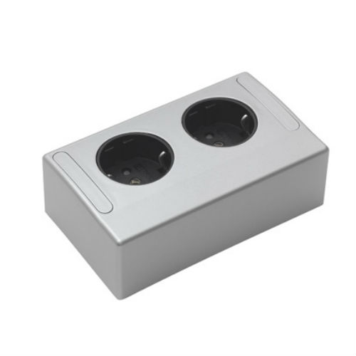 Kopplingsbox Beslag Design Dubbelt eluttag