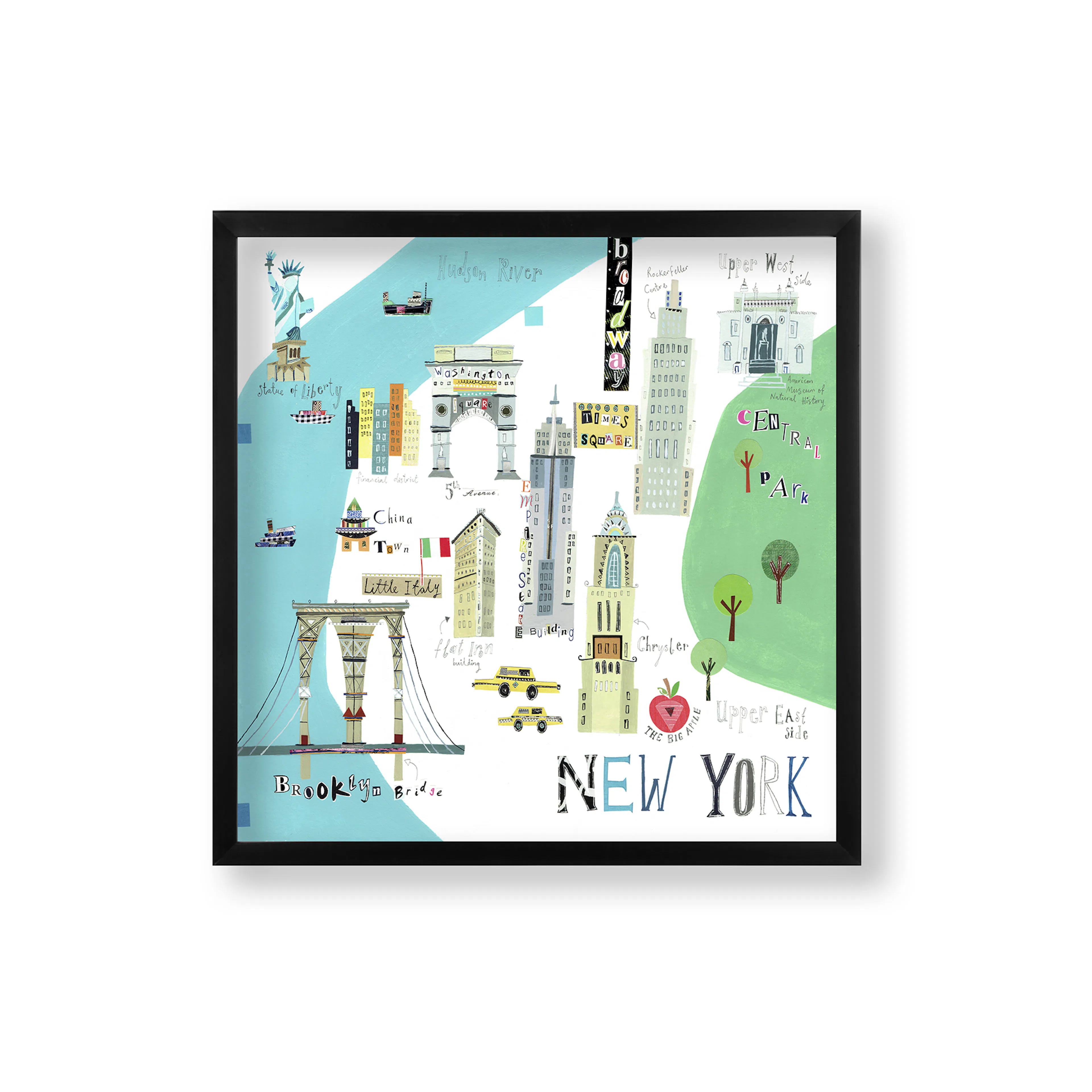 Tavla Art For The Home The Big Apple